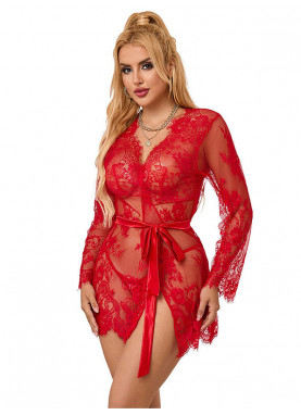 Robe rendado e tanga 953782