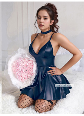 Isabella vestido azul