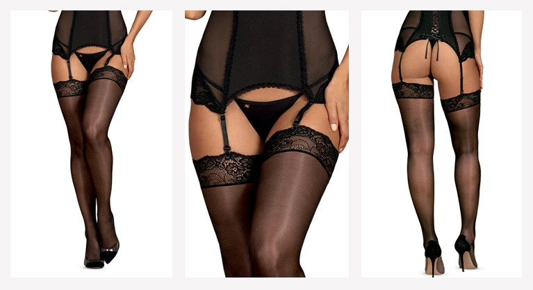 Amallie meias de liga XXL