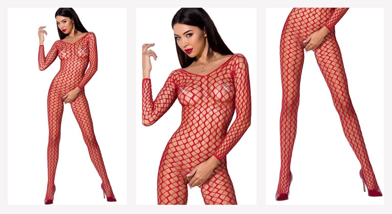 Catsuit BS068 vermelho