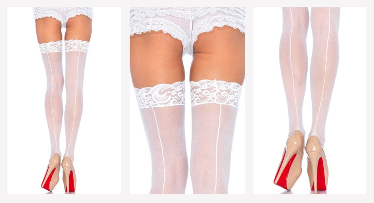 LA1101 Meias de liga Plus size