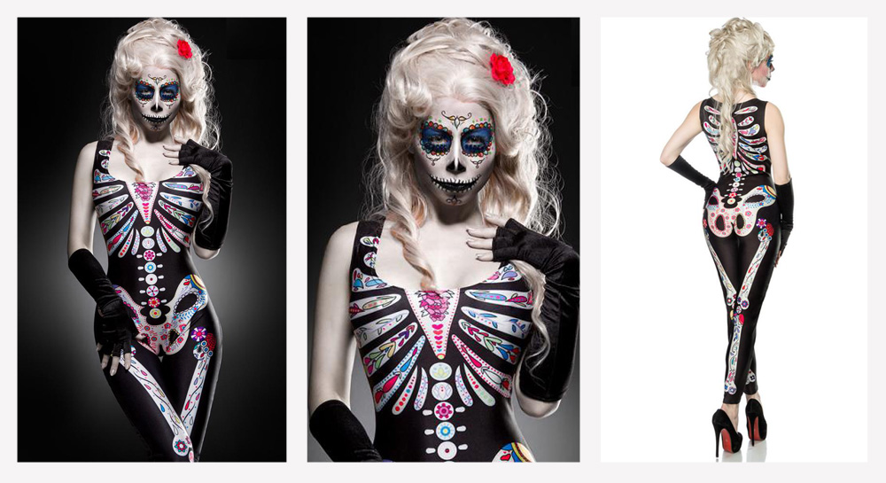 Traje de Esqueleto Mexicano...