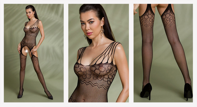 Bodystocking Eco BS004 preto