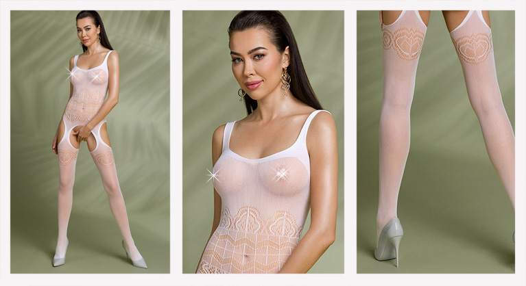 Bodystocking Eco BS005 branco